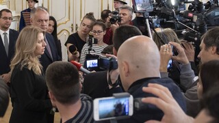 Zuzana Čaputová prezidentka novinári 1140px (TASR/Pavel Neubauer)